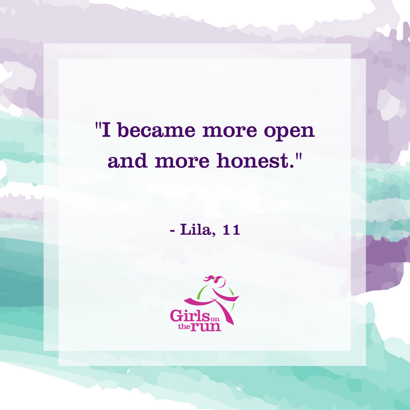 I became more open and more honest.